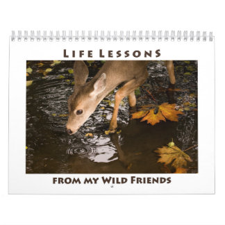 Calendario inspirador de animales salvajes