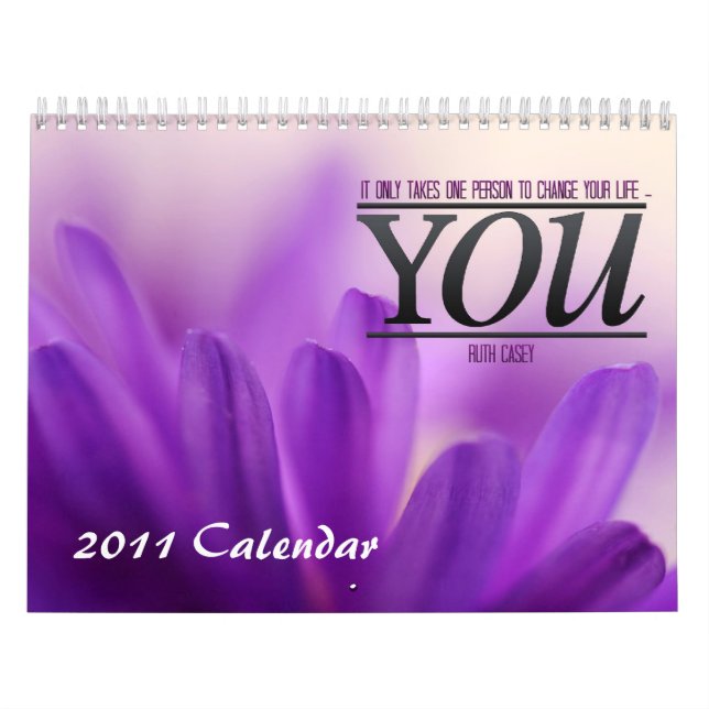 Calendario inspirador de motivación 2011 de las (Tapa)