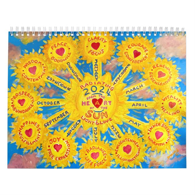 Calendario Inspirador de obras de arte originales  (Tapa)