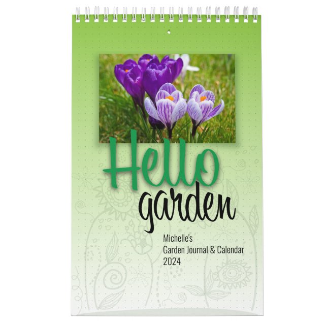 Calendario Inspirador Garden Notes & Planner 2024 Foto (Tapa)