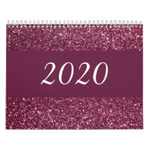 Calendario inspirador glamuroso