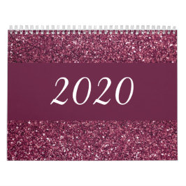 Calendario inspirador glamuroso