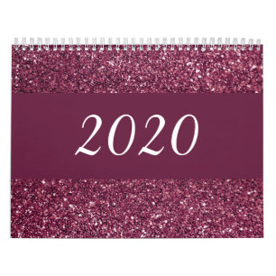 Calendario inspirador glamuroso