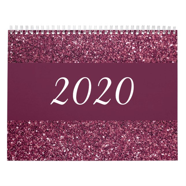 Calendario inspirador glamuroso (Tapa)