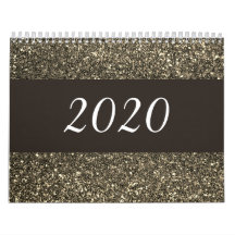 Calendario inspirador glamuroso