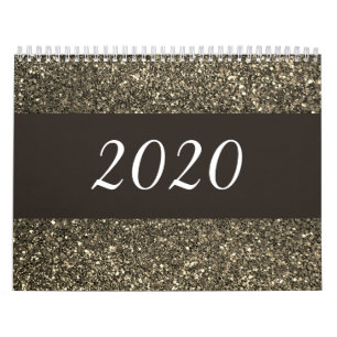 Calendario inspirador glamuroso