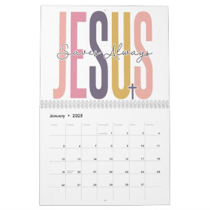 Calendario Inspiradora Biblia cristiana motivadora