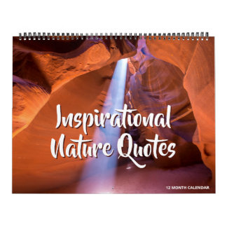 Calendario Inspirational Nature Quotes Calendar