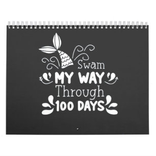 Calendario Intercambie mi camino a través de 100 días de cole