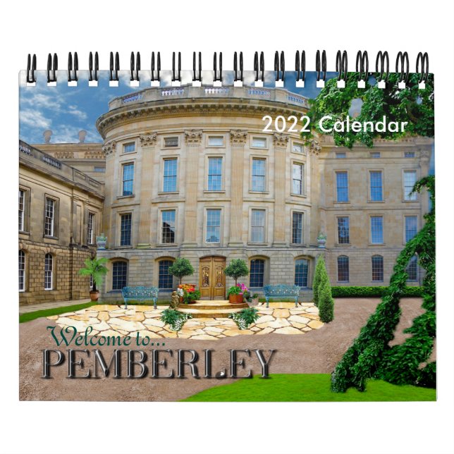 Calendario interior de "Pemberley" de 2022 (Tapa)