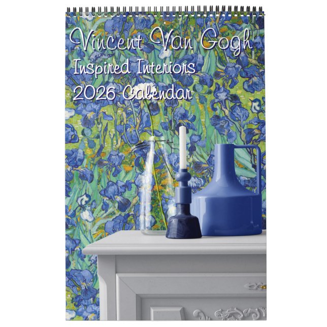 Calendario Interiores inspirados en Vincent Van Gogh 2026 (Tapa)