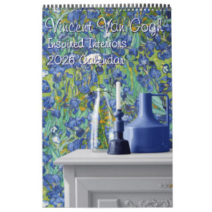Calendario Interiores inspirados en Vincent Van Gogh 2026