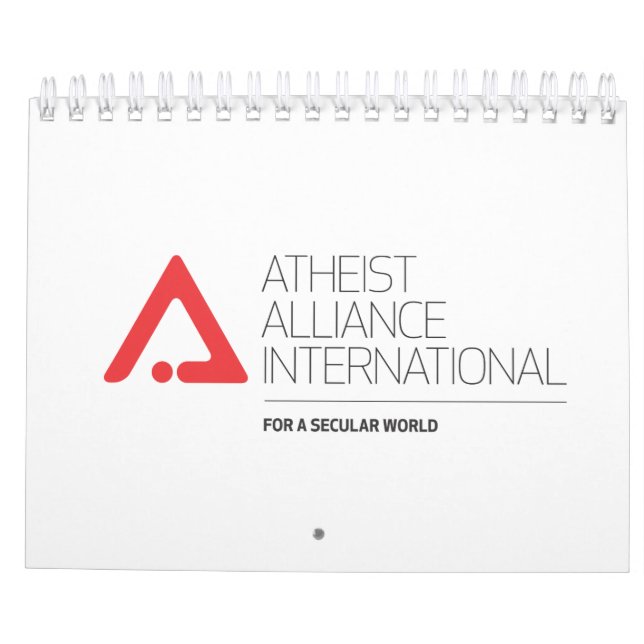 Calendario Internacional de la Alianza Atea AAI (Reverso)