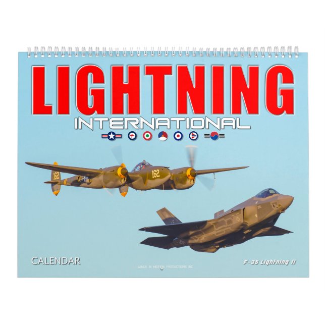 Calendario INTERNACIONAL DE LUCES - F-35 Lightning II (Tapa)