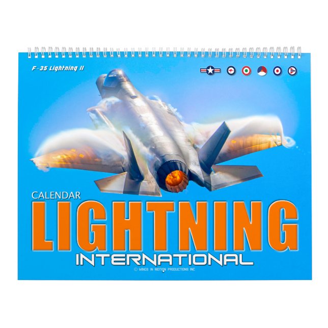 Calendario INTERNACIONAL DE LUCES - F-35 Lightning II (Tapa)