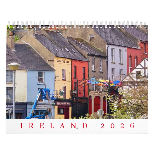 Calendario Ireland 2026 calendar (Tapa)