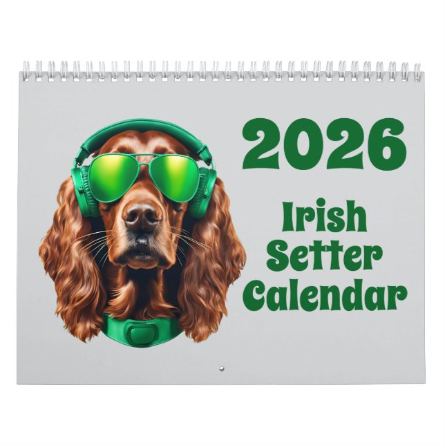 Calendario Irish Setter Calendar (Tapa)
