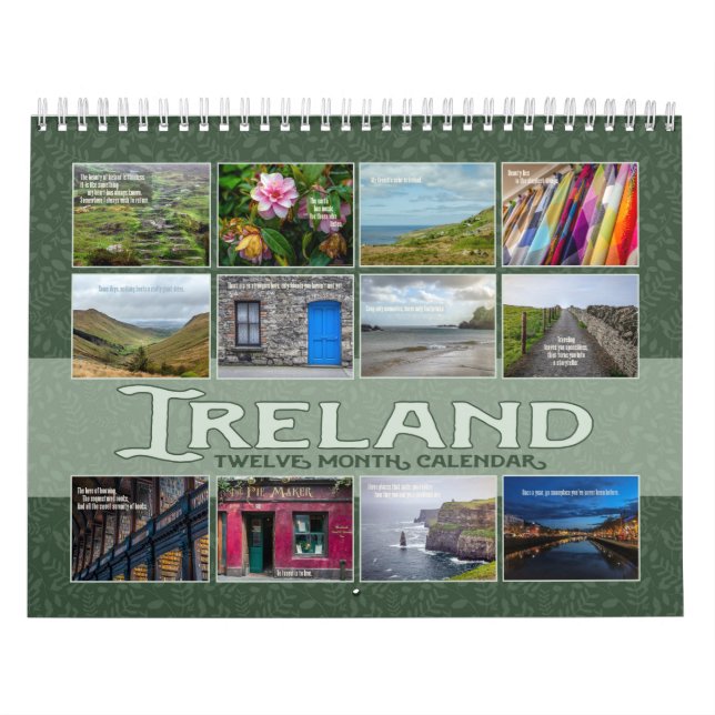 Calendario Irlanda | Fotografía de viajes y citas (Tapa)