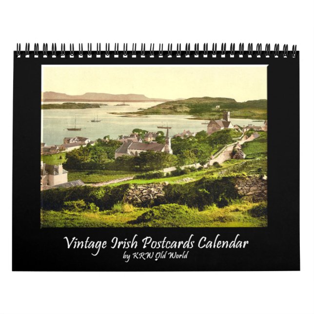Calendario irlandés 2011 de la postal del vintage (Tapa)