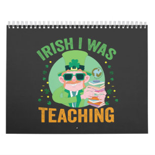 Calendario Irlandés estaba enseñando un regalo gracioso de St