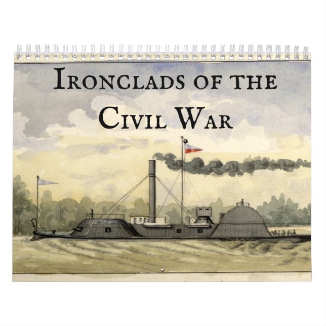 Calendario Ironclads de la Guerra Civil (Tapa)