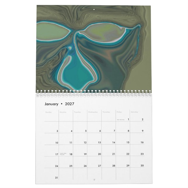 Calendario irreal 2013 (Jan 2027)