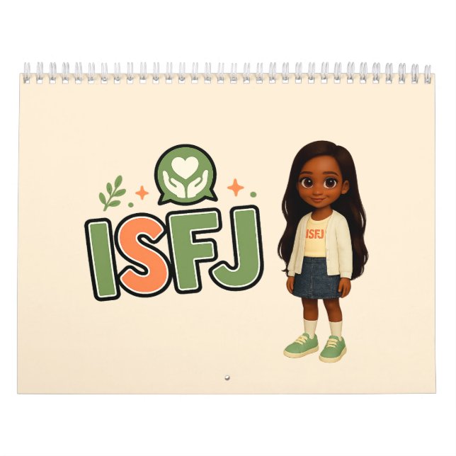 Calendario ISFJ — A Guardiã da Harmonia (Tapa)