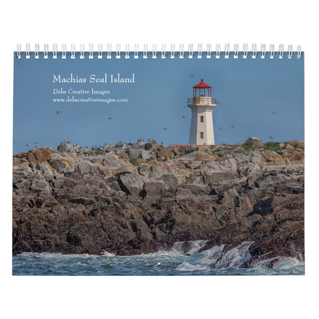 Calendario Isla de foca de maquias (Puffins) 2026 (Tapa)