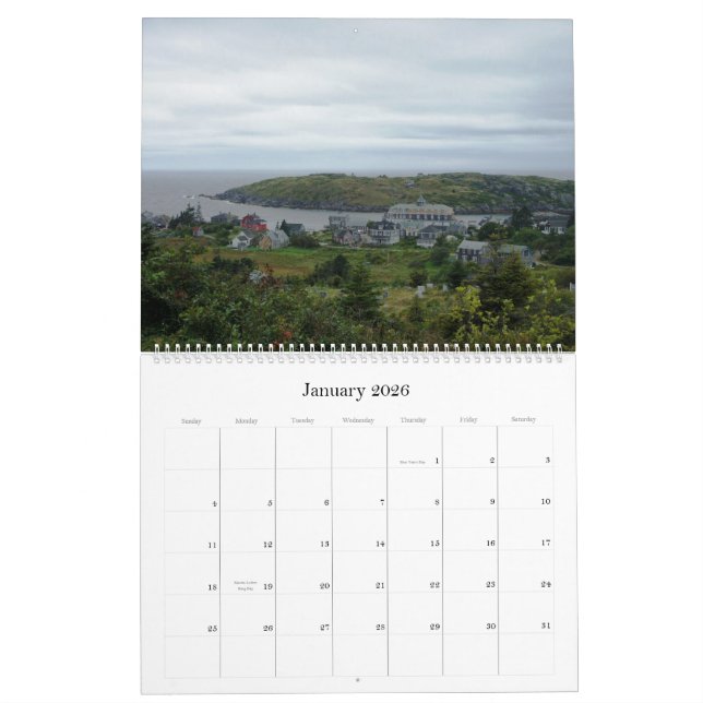 Calendario Isla de Monhegan, ME2011Photography por… (Jan 2026)