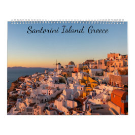 Calendario Isla Santorini, Grecia Foto