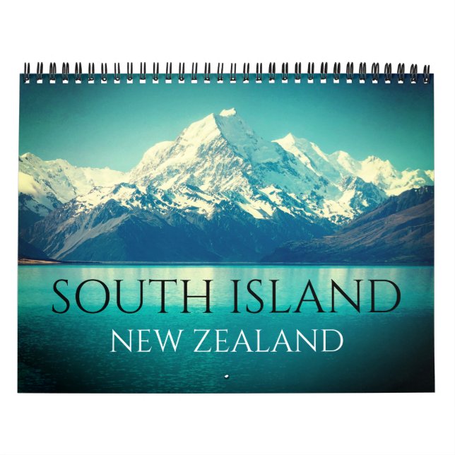 Calendario Isla Sur de Nueva Zelanda 2026 (Tapa)
