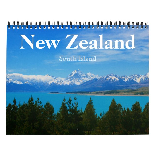 Calendario isla sur de nueva zelanda 2026 (Tapa)