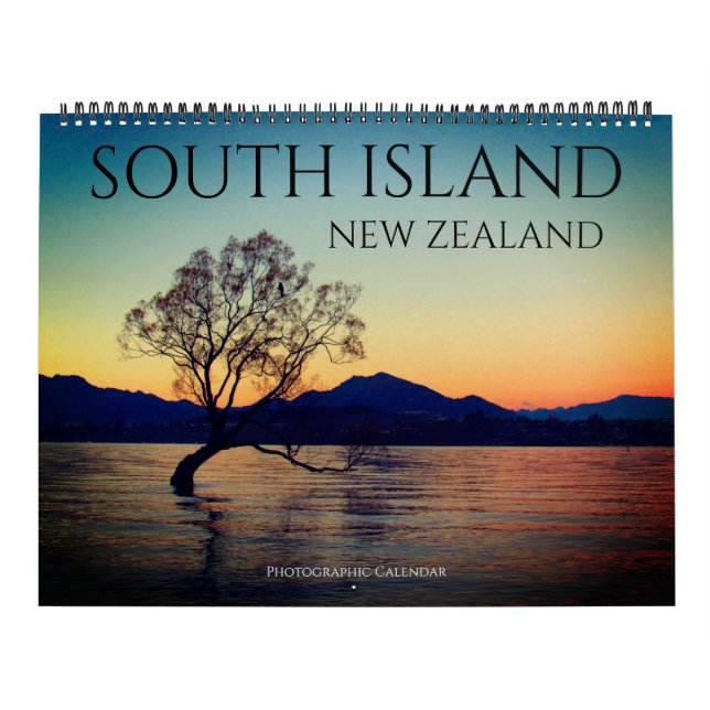 Calendario isla sur de nueva zelanda 2027 grande (Tapa)