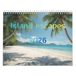 Calendario Island escapes 2026