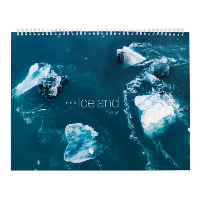 Calendario Islandia en invierno (Tapa)