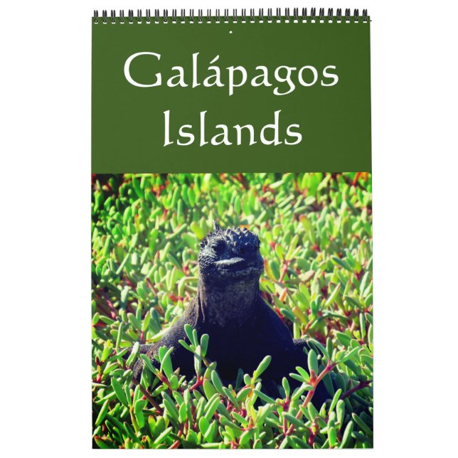 Calendario islas galápagos (Tapa)