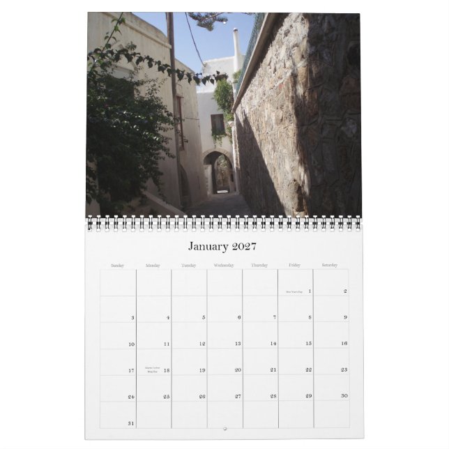 Calendario Islas griegas 2011 (Jan 2027)