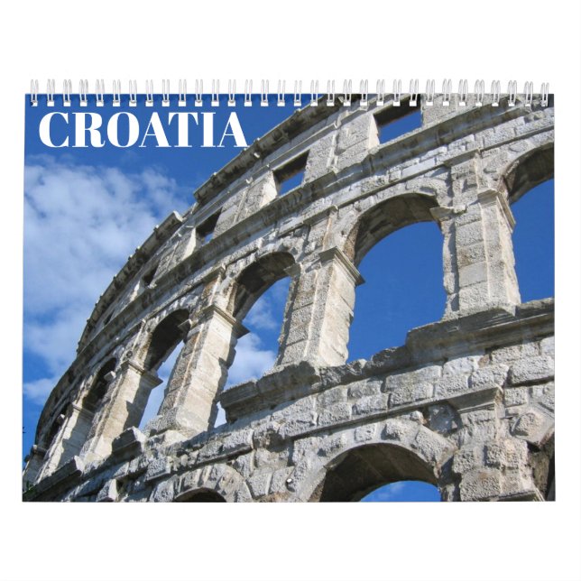 Calendario Istra de Croacia 2025 (Tapa)