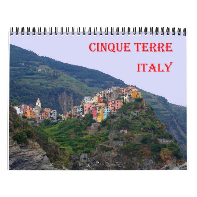 Calendario Italia - Cinque Terre - (Tapa)