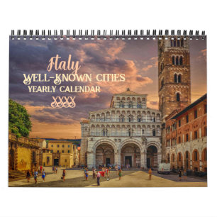 Calendario Italia: Ciudades europeas muy conocidas