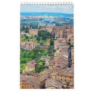 Calendario Italia desde arriba
