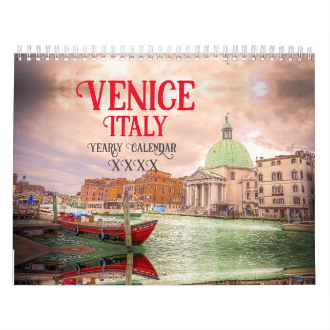 Calendario Italia: Paisajes de Venecia, paisajes urbanos Euro (Tapa)