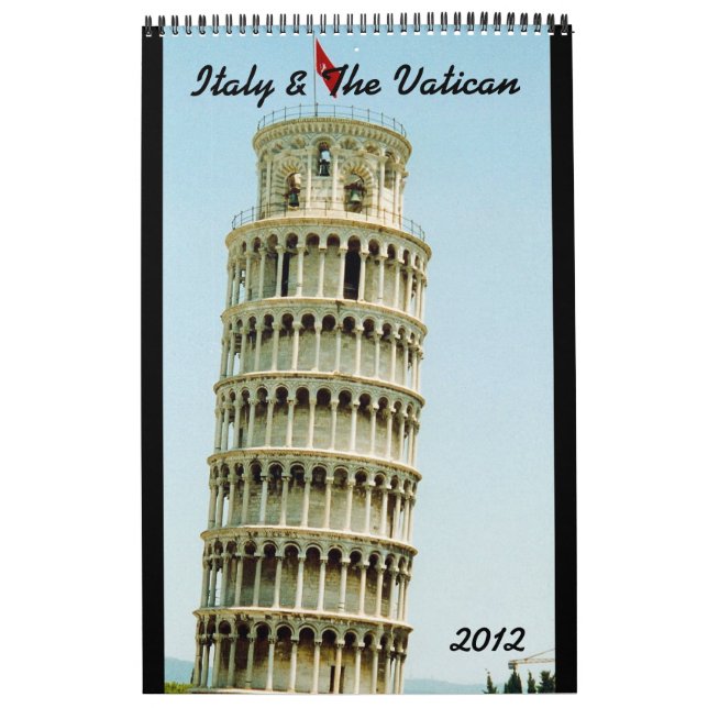 calendario italia y vaticano 2012 (Tapa)