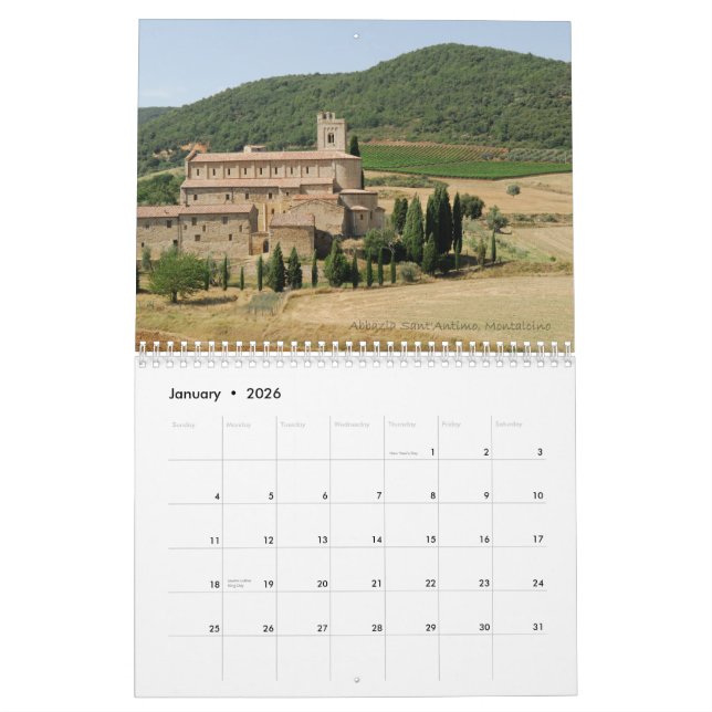 Calendario italiano de los veranos (Jan 2026)