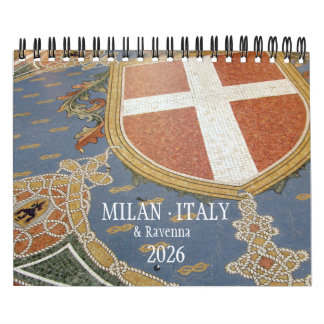 Calendario ITALY - Milan & Ravenna Calendar 2026