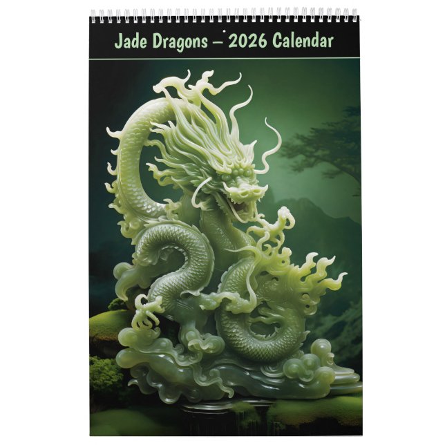 Calendario Jade Dragons – 2026 Calendar (Tapa)
