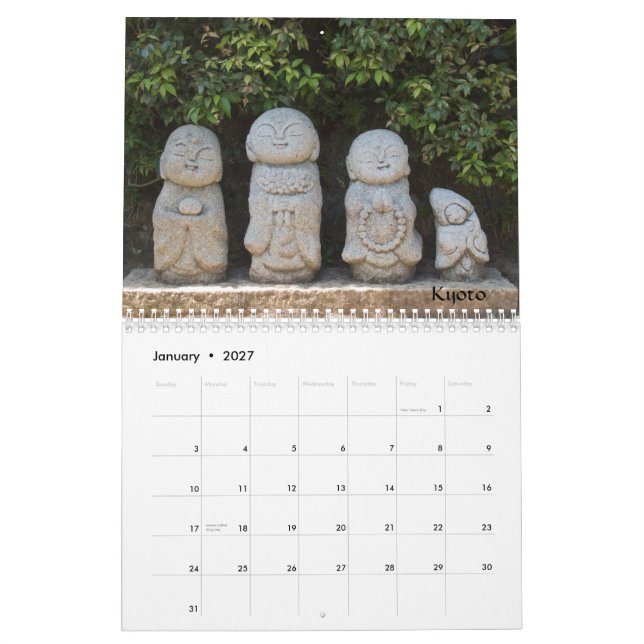 Calendario Japón 2010 (Jan 2027)