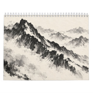 Calendario Japón en tinta: un año de trazo audaz