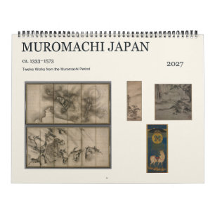 Calendario Japón Muromachi ca. 1333–1573 Doce Obras de Arte 2