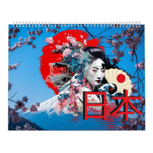 Calendario Japón Sol Naciente